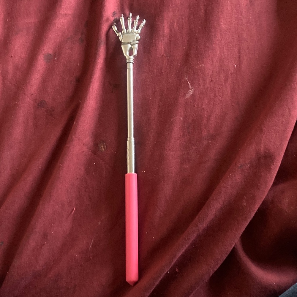 Silver and Pink Back Scratcher